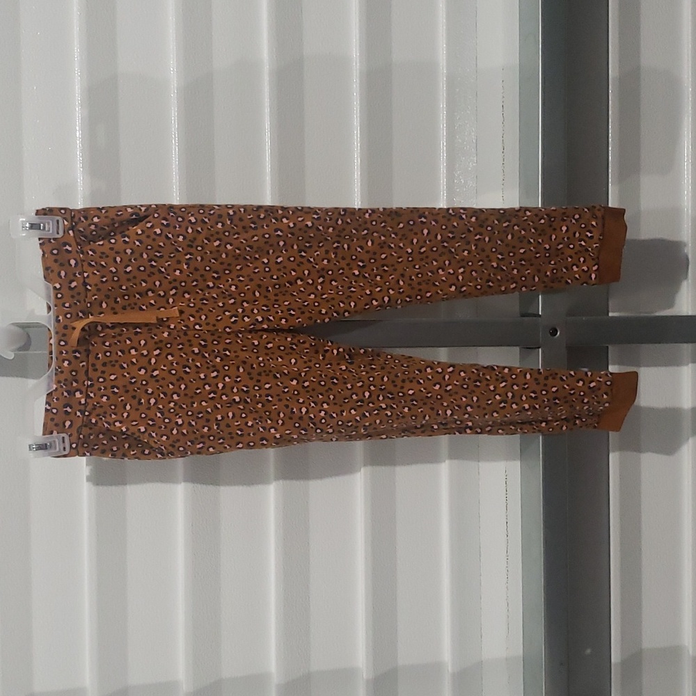 Carter’s Girls’ Tan Leopard‎ Print Joggers Size 10/10A